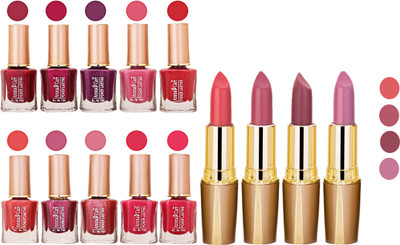 

Aroma Care Wholesale Rate Combo Of Nail Polish And RG Lipstick 80(Set of 2)