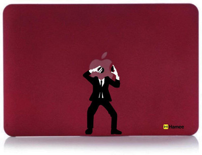 

Hamee Red Burgundy Maroon Hard Hybrid Slim Fit Plastic Bumper Back Shell Case Cover for Apple MacBook Pro Retina 13" (A1502 / A1425) - Pose Combo Set