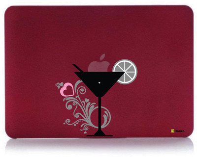 

Hamee Red Burgundy Maroon Hard Hybrid Slim Fit Plastic Bumper Back Shell Case Cover for Apple MacBook Pro 13" 2016 edition (A1706 / A1708) - Cocktail Combo Set