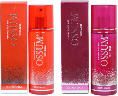 

OSSUM BLOSSOM PERFUMED BODY MIST 115 ML + ROMANCE PERFUMED 115 ML Body Mist - For Women(115 ml)