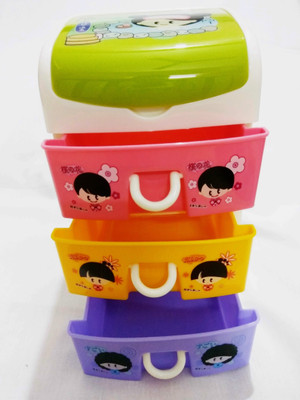 

GOLDEN 4 Compartments PLASTIC DRAWER(Multicolor)