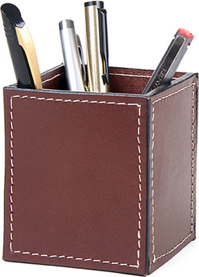 

Thayla 1 Compartments Genuine Leather Belt(Cream, Brown)