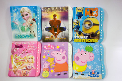 

Shopkooky Book-size Diary(Cartoon, Multicolor, Pack of 6)