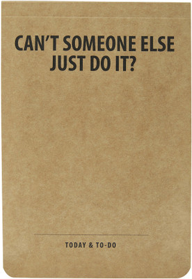 

LOOK WHAT HAPPENED A6 Note Pad(To Do Notepad, Brown)