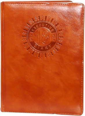 

Aahum Sales B5 Diary(TAN COLOR LEATHERITE 2018 DIARY, Multicolor)