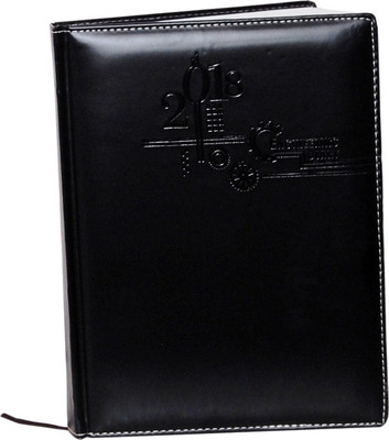 

Aahum Sales B5 Diary(BLACK COLOR LEATHERITE 2018 DIARY, Black)