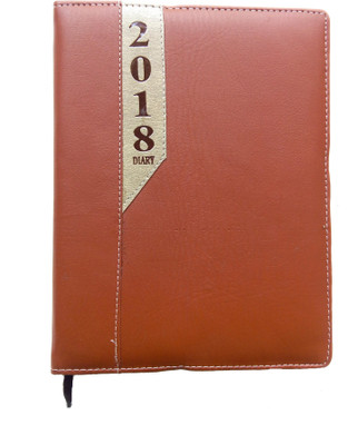 

EXCEL A5 Diary(Diary 2018, Brown)