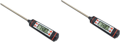 

CASON Set Of 2-101-Digital Probe for Kitchen Cooking Food Meat barbecue BBQ Laboratory Factory-b -50 °C to + 300 °C Thermometers Thermometer with Fork Kitchen Thermometer