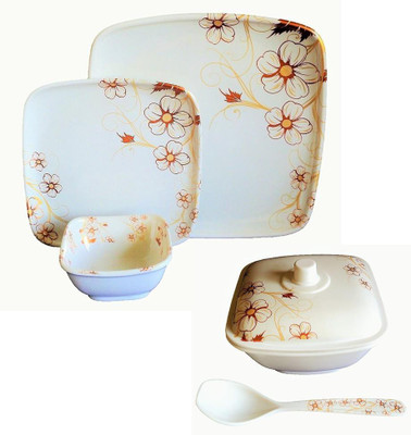

Floranso Pack of 19 Dinner Set(Melamine)