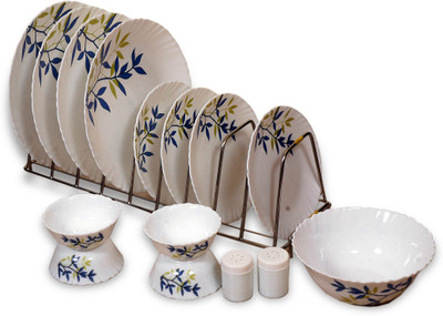 

Laopala Silken Charm Pack of 15 Dinner Set(Opalware)