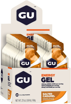 

GU Energy GU Energy Gel Energy Drink(24x32 g, Salted Caramel Flavored)