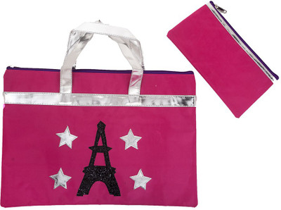 

Lill Pumpkins Nylon Eiffel Tower Folder Bag(Set Of 1, Pink)