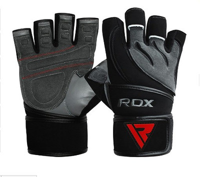 

RDX SPORTS DEEPOQ WEIGHT LIFTING GLOVES Hand Grip/Fitness Grip(Grey)
