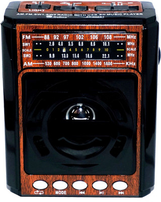 Yuvan So-Ro 999 Bluetooth 4 Band USB/SD Player With FM Radio(Wooden) available at flipkart for Rs.947