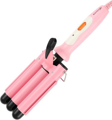 

BAIDI Professional Triple Barrel Hair Curler(Pink)