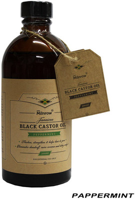 

june milnrow jamaican black castor oil with peppermint Hair Oil(200 ml)