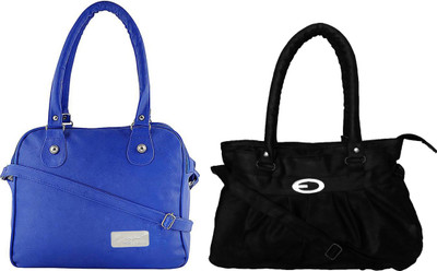 

Vera Stayle Shoulder Bag(Blue, Black), Black;blue