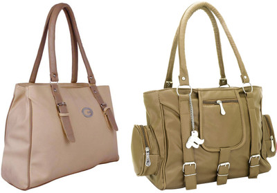 

Lady bar Shoulder Bag(Tan)