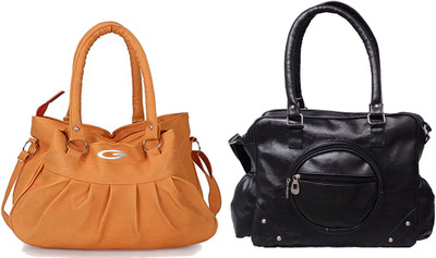 

Vera Stayle Shoulder Bag(Yellow, Black), Black;yellow