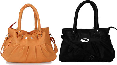 

Vera Stayle Shoulder Bag(Yellow, Black), Black;yellow