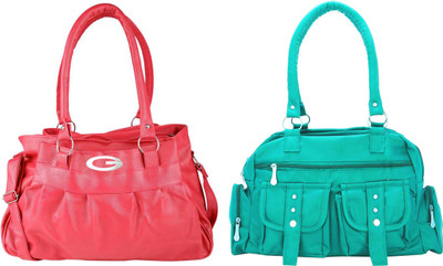 

Vera Stayle Shoulder Bag(Pink, Blue), Blue;pink