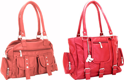 

Lady bar Shoulder Bag(Pink)