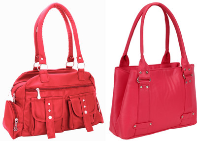 

Lady bar Shoulder Bag(Pink)