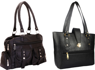 

Lady bar Shoulder Bag(Black)