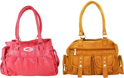

Vera Stayle Shoulder Bag(Pink, Yellow)