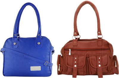 

Vera Stayle Shoulder Bag(Blue, Brown)