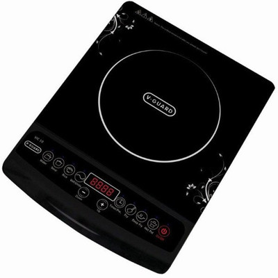 V-Guard 1800 W Induction Cooktop Push Button(Black, VIC-10)