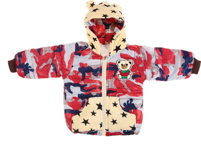 

Zonko Style Full Sleeve Printed Baby Boys & Baby Girls Jacket, Red