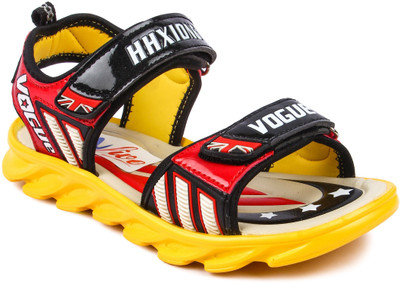 

N Five Boys & Girls Velcro Strappy Sandals(Yellow