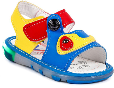 

N Five Boys & Girls Velcro Strappy Sandals(Blue