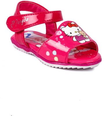 

N Five Boys & Girls Velcro Strappy Sandals(Multicolor, Peach