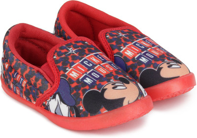 

Disney Boys Slip on Sneakers(Red, Pink