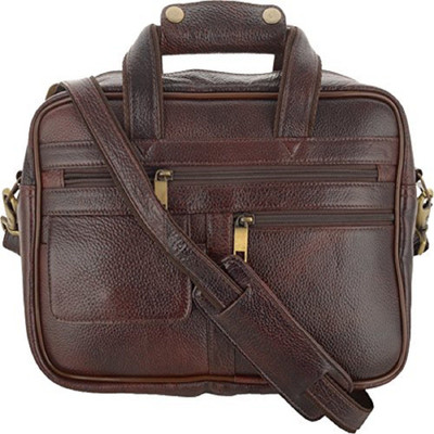 

O.K. International 11 inch Laptop Messenger Bag(Brown)