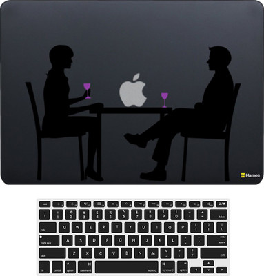 

Hamee MacBook Pro Retina Display 13 inch cover (2015 Edition A1502/A1425) with Keyboard Skin Combo 178 Rubber Laptop Decal 13