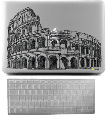 

Hamee MacBook Pro 13 inch cover 2016 Touchbar edition (A1706/A1708) with Keyboard Skin Combo 171 Rubber Laptop Decal 13