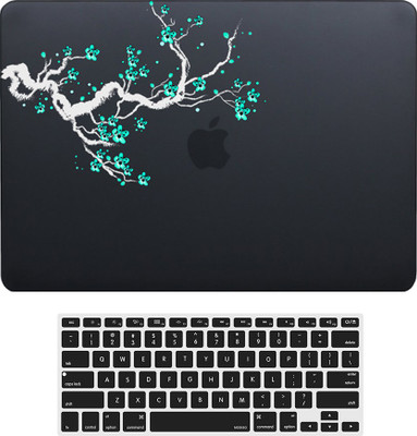 

Hamee MacBook Pro 13 inch cover 2016 Touchbar edition (A1706/A1708) with Keyboard Skin Combo 124 Rubber Laptop Decal 13