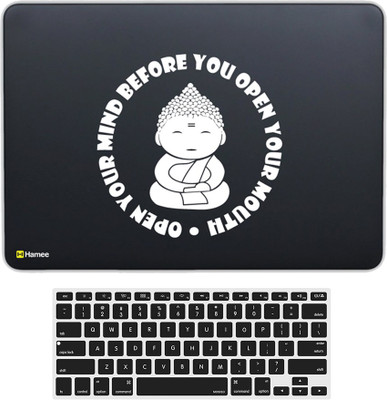 

Hamee Apple MacBook Pro 15 inch cover 2016 Touchbar edition (A1707) with Keyboard Skin Combo 60 Rubber Laptop Decal 15