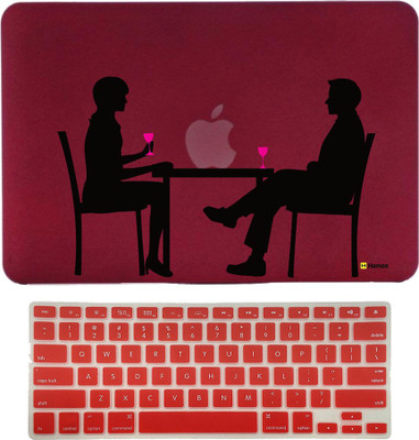 

Hamee MacBook Pro Retina Display 13 inch cover (2015 Edition A1502/A1425) with Keyboard Skin Combo 154 Rubber Laptop Decal 13