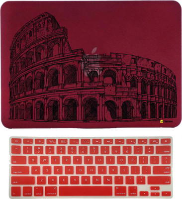 

Hamee Apple MacBook Pro 13 inch cover 2015 edition (A1278) with Keyboard Skin Combo 176 Rubber Laptop Decal 13