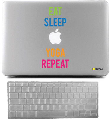

Hamee MacBook Pro 13 inch cover 2016 Touchbar edition (A1706/A1708) with Keyboard Skin Combo 110 Rubber Laptop Decal 13