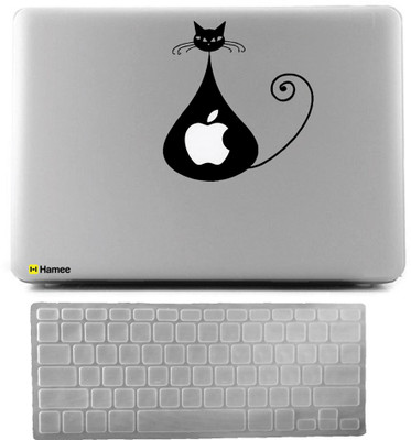 

Hamee MacBook Pro 13 inch cover 2016 Touchbar edition (A1706/A1708) with Keyboard Skin Combo 36 Rubber Laptop Decal 13