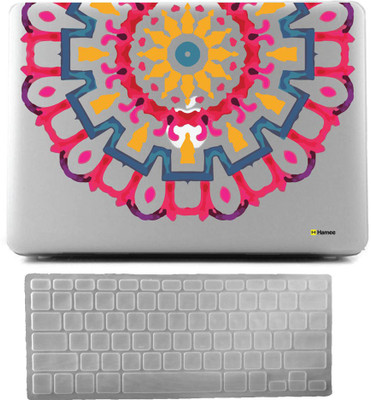

Hamee Apple MacBook Pro 13 inch cover 2016 Touchbar edition (A1706/A1708) with Keyboard Skin Combo 166 Rubber Laptop Decal 13