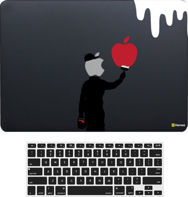 

Hamee MacBook Pro 15 inch cover 2016 Touchbar edition (A1707) with Keyboard Skin Combo 179 Rubber Laptop Decal 15