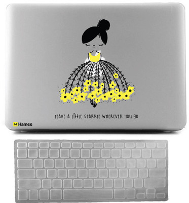 

Hamee Apple MacBook Pro 13 inch cover 2016 Touchbar edition (A1706/A1708) with Keyboard Skin Combo 34 Rubber Laptop Decal 13
