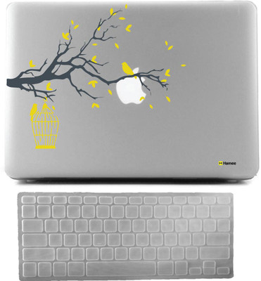 

Hamee MacBook Pro 15 inch cover 2016 Touchbar edition (A1707) with Keyboard Skin Combo 158 Rubber Laptop Decal 15