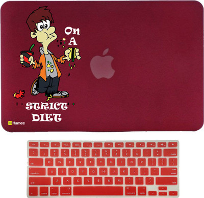

Hamee Air 13 inch cover with Keyboard Skin Combo 7 Rubber Laptop Decal 13